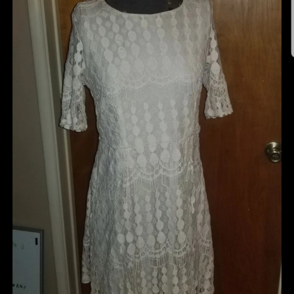 Lace semi formal dress